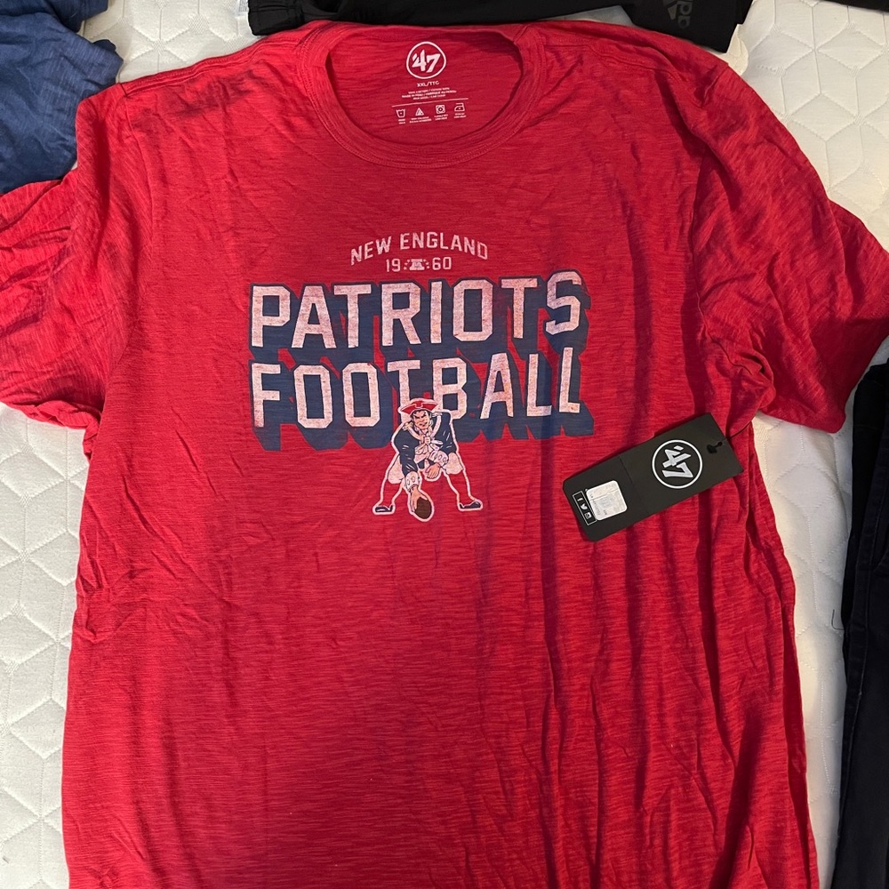 New England Patriots shirt ‘47 new with tags XXL